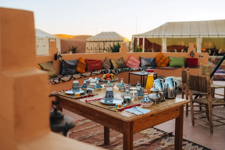 Morocco family tours comfortable desert accommodation